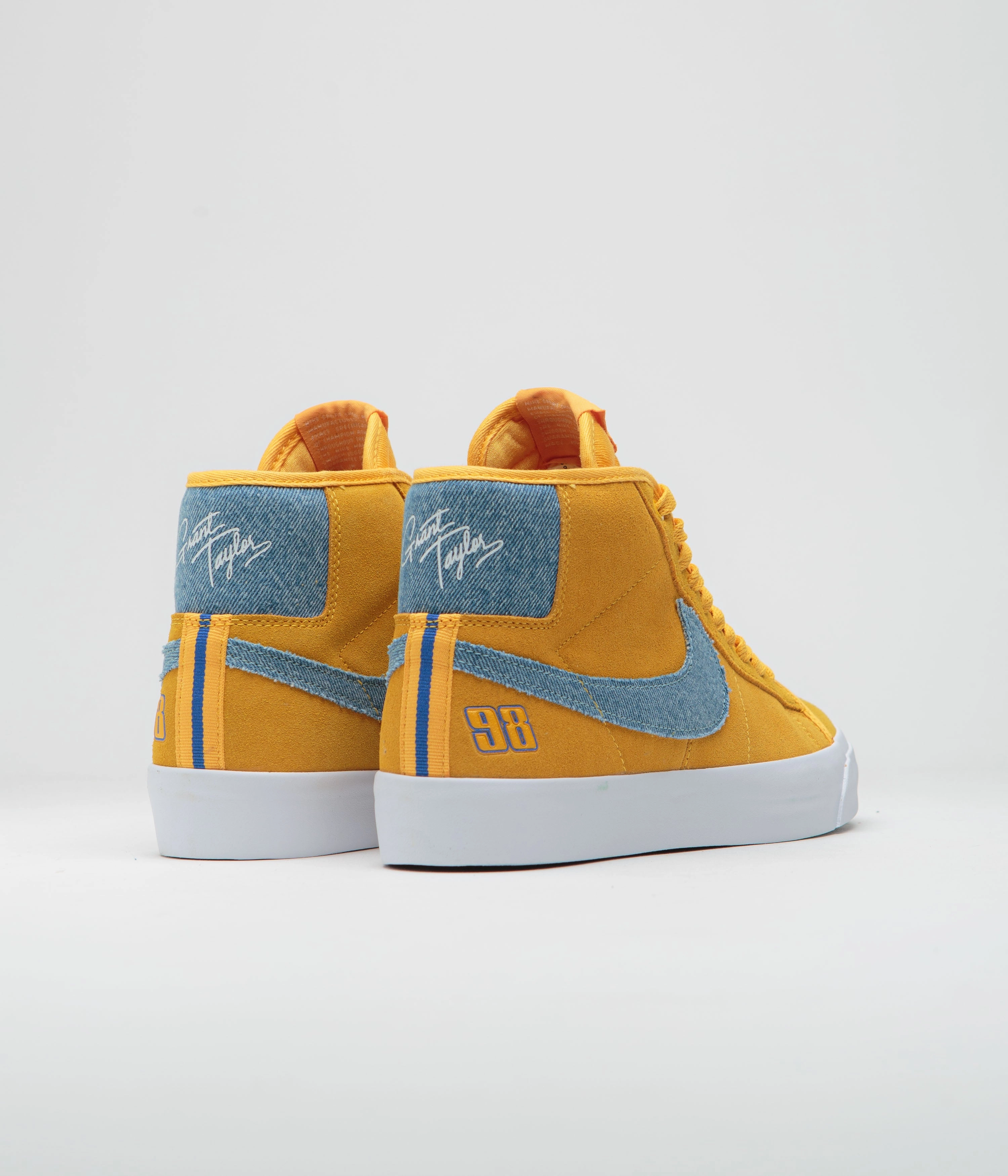 Nike SB Blazer Mid Pro GT Shoes - University Gold / Game Royal Futsal Shoes Asics