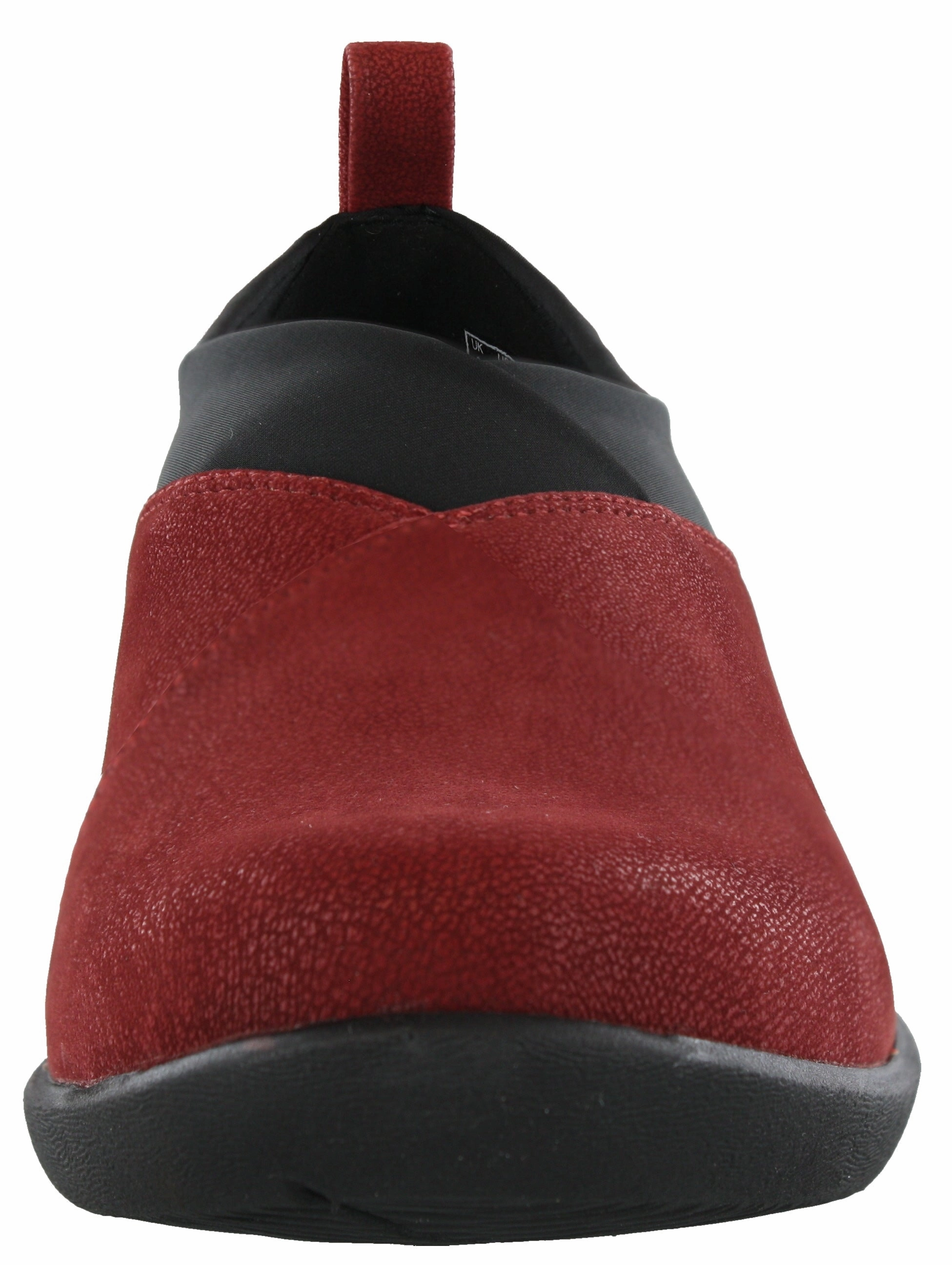 Clarks Women Sillian Greer Red Slip On Casual Shoes Casual Steel Toe Shoes