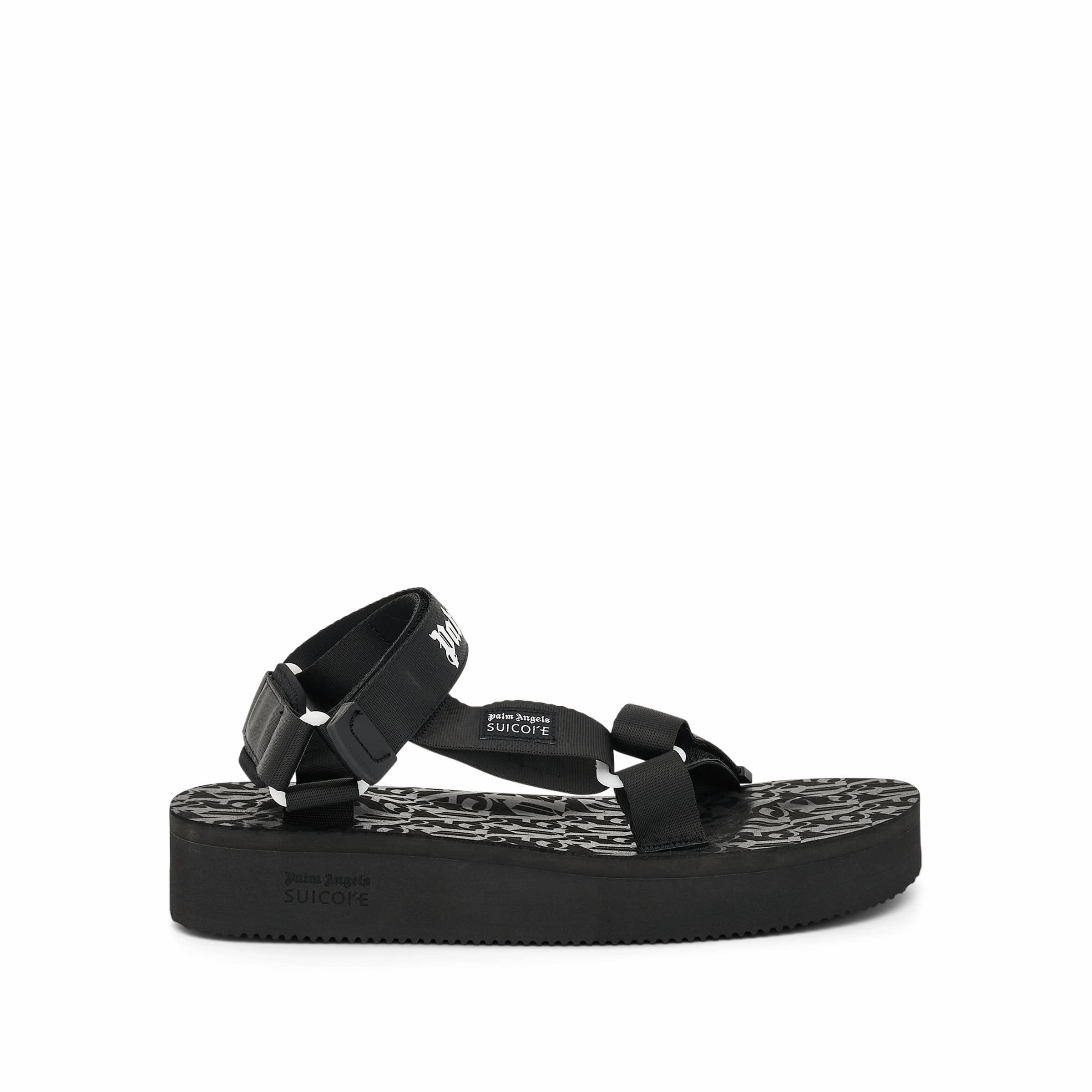 Palm Angels x Suicoke Depa Sandals in Black/White Best Backpacking Sandals
