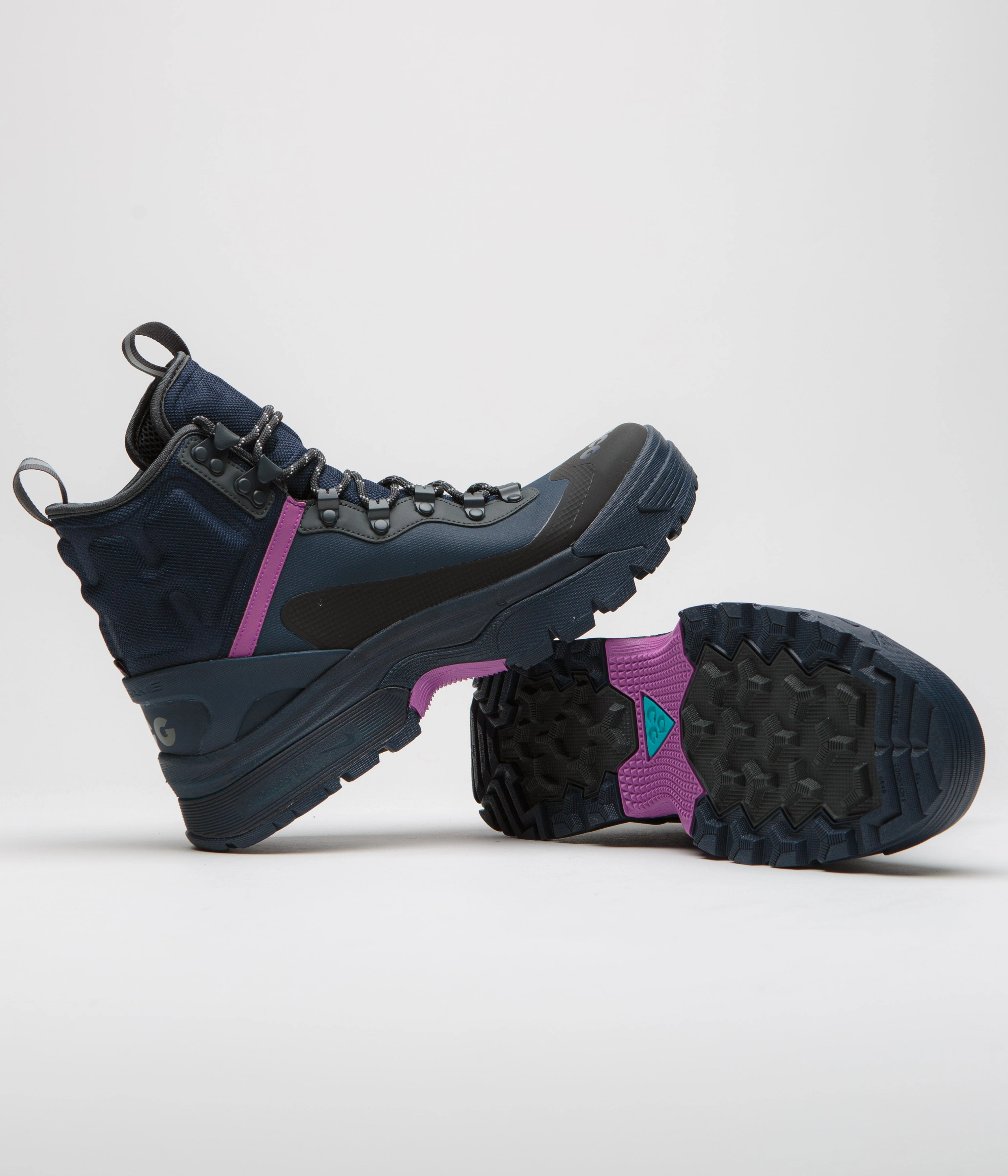 Asics Outdoor Volleyball Shoes Nike ACG Gaiadome Gore-Tex Shoes - Obsidian / Teal Nebula - Anthracite