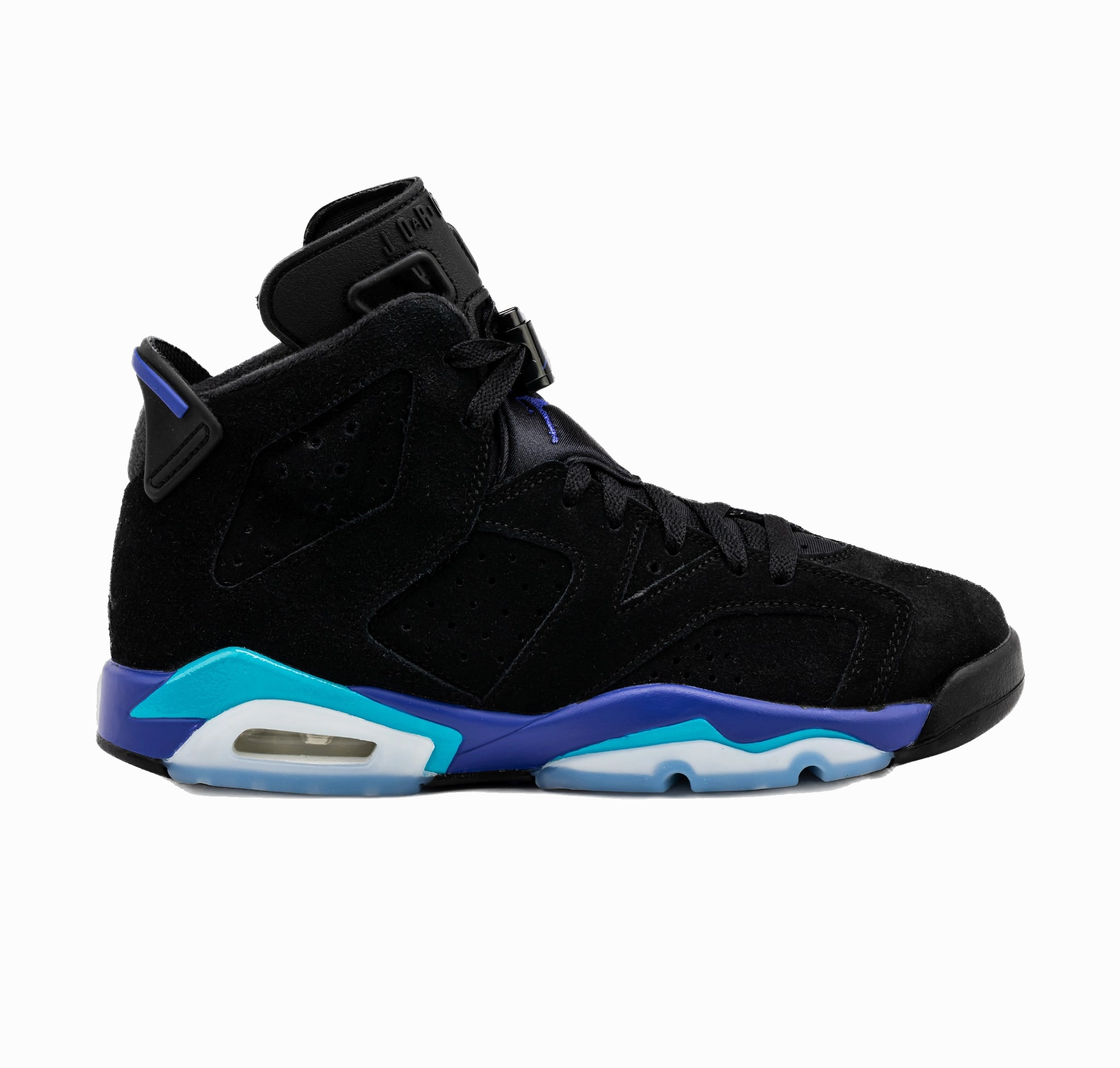 Nike Kids' Jordan 6 Retro Aqua Shoes - Black / Bright Concord / Aquatone Asics X Shushu Tong Shoes