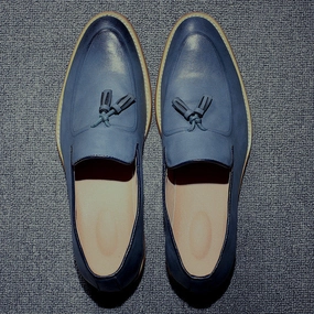 Men Loafers Genuine Leather Casual Shoes Men Flats Oxford Shoes For Men Driving Shoes EPP165 Dress Shoes For Flat Feet Pronation