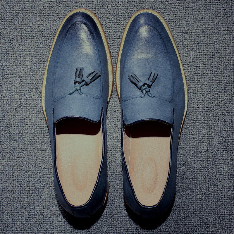 Mtb Shoes For Flats Men Loafers Genuine Leather Casual Shoes Men Flats Oxford Shoes For Men Driving Shoes EPP165